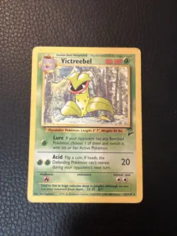 * Pokemon TCG Victreebel 32/130 Base Set 2 Unlimited Regular Rare Card WOTC MP - Image 1