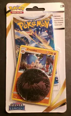 Pokemon TCG- Silver Tempest Single Booster Pack Blister w/ Promo Card & Coin*NEW - Image 1