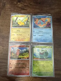 Costco 151 Mini Tin Promo Cards - 4× Cosmo Reverse Holo Card Set - Pokemon TCG! - Image 1