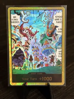 DON!! Card (Egghead) (Gold) The Azure Sea's Seven Foil - Image 1