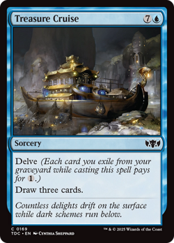 Treasure Cruise [Tarkir: Dragonstorm Commander] - Image 1