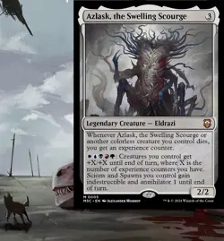 Azlask, the Swelling Scourge Commander Deck Pre-built Ready-to-Play ELDRAZI EDH - Image 1
