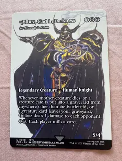 MTG - Golbez, Clad in Darkness (Syr Konrad, the Grim) - FCA - 0010 - NM - Image 1