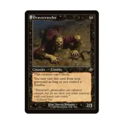WOTC Innistrad Remastered Gravecrawler (Retro Frame) (R) (Foil) NM - Image 1