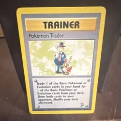 Pokemon Pokemon Trader 106/130 Base Set 2 Regular Rare Trainer 1999 English - Image 1