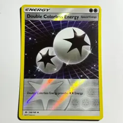 Double Colorless Energy 136/149 Uncommon Reverse Holo SM Base Set Pokemon TCG LP - Image 1
