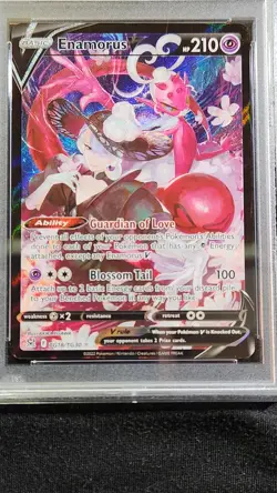 Pokemon 2022 SWSH FA / ENAMORUS V LOST ORIGIN #TG18 PSA 10 GEM Mint - Image 3