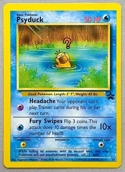 Pokemon Psyduck #20 - 2000 Wizards Black Star Promo - NM to MT Condition! - Image 1