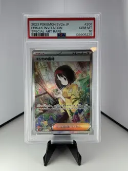 Erika's Invitation 206/165 Sv2a: Pokemon Card 151 Holo (Japanese) PSA 10 - Image 1