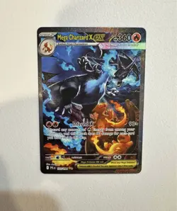 Chase Pack 2025 Pokemon Phantasmal Flames - 125/094 Mega Charizard X ex SIR - Image 1