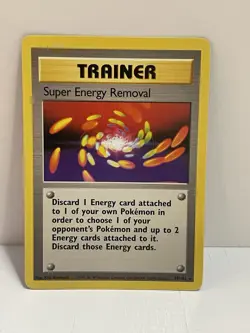 Pokemon WOTC TCG VTG Super Energy Removal 079/102 Base Set Regular MP - Image 1