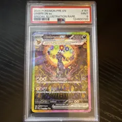 2025 Pokemon Sv: Prismatic Evolutions Umbreon ex 161 SIR EX Holo PSA 9 - Image 1