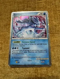 Pokemon TCG Suicune Shiny SL11 Call of Legends Holo Rare Heavily Played - Image 1