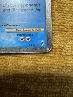 Pokemon TCG Suicune Shiny SL11 Call of Legends Holo Rare Heavily Played - Image 5