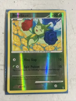 Pokemon - Roselia - 123/147 - Common - Reverse Holo - Supreme Victors - Mp - Image 1