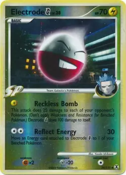 Pokemon - Electrode G - 39/111 - Uncommon - Reverse Holo - Rising Rivals - NM - Image 1