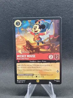 MICKEY MOUSE - Brave Little Prince Legendary #111/204 EN 9 Disney Lorcana FABLED - Image 1