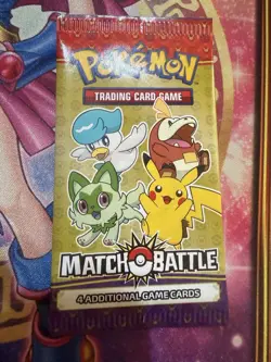 2023 McDonald Pokemon TCG Match & Battle 4 Cards Booster Pack - Factory Sealed - Image 1