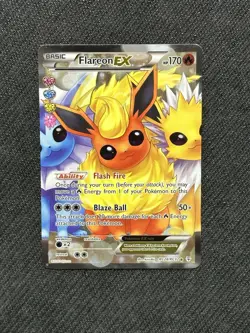 Flareon EX RC28/RC32 Generations: Radiant Collection Holo Pokemon Card - Image 1