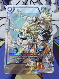 GOTENKS - SB02-022 ALTERNATE ART MANGA BOOSTER 02 Dragon Ball Card English RARE! - Image 1