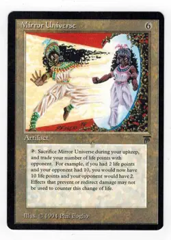 MTG - MIRROR UNIVERSE - ENGLISH LEGENDS - WOULD BE NM, BUT SMALL SCUFF MID-CARD - Image 1