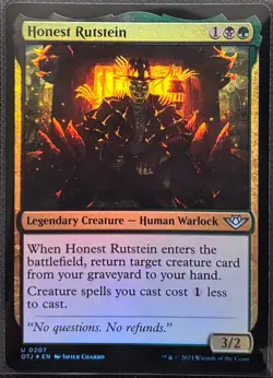 MTG Outlaws of Thunder Junction Honest Rutstein Foil (Uncommon) - Image 1