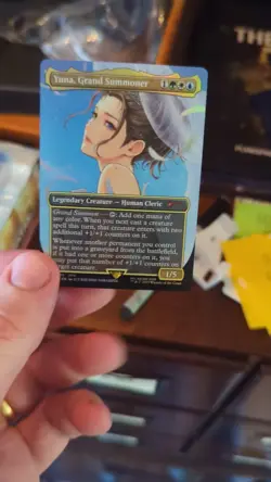 Yuna, Grand Summoner (Foil Borderless) - NM - PRM Promo Final Fantasy MTG Magic - Image 2