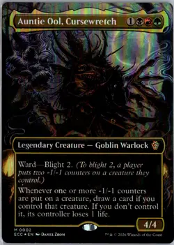 MTG - Auntie Ool, Cursewretch (Borderless) (2) - ECC - Foil - Image 1