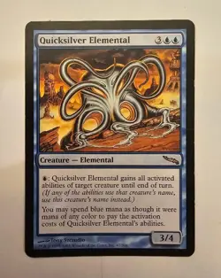 MTG - Quicksilver Elemental - Mirodin LP - Image 1