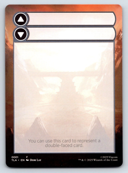 Double Faced Helper Token MTG Magic the Gathering TLA 0001 - Image 1