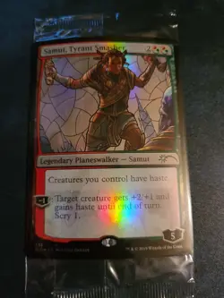 Samut, Tyrant Smasher - Foil - Stained Glass NM-Mint, English Secret Lair MTG - Image 1