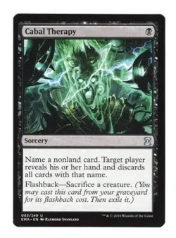 CABAL THERAPY SORCERY ETERNAL MASTERS MTG MAGIC THE GATHERING NM English - Image 1