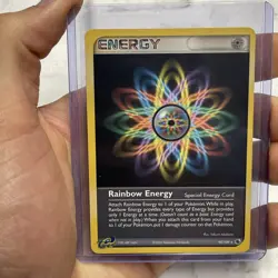 2003 Pokemon TCG EX Ruby & Sapphire Rainbow Energy Regular Rare 95/109 LP/NM Vtg - Image 1