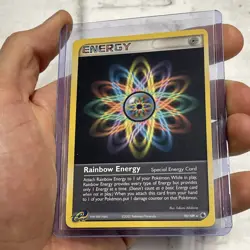 2003 Pokemon TCG EX Ruby & Sapphire Rainbow Energy Regular Rare 95/109 LP/NM Vtg - Image 2