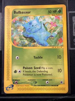 2002 Pokemon Bulbasaur #94/165 Expedition Common TCG Regular Non Holo - Image 1