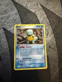 Ditto Squirtle Delta Species 64/113 Pokemon TCG - LP - Image 1