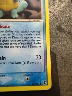 Ditto Squirtle Delta Species 64/113 Pokemon TCG - LP - Image 5