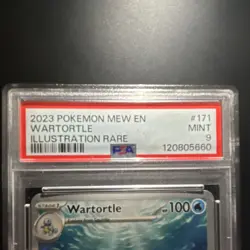 Pokemon 2023 Wartortle Illustration Rare Holo PSA 9 Sv: Scarlet & Violet 151 #1. - Image 2