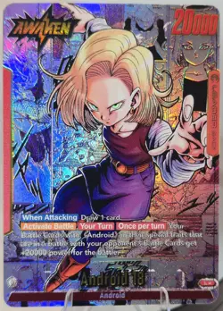 FB06-001 Android 18 Custom Leader Card - Dragon Ball Fusion World TCG - Orica - Image 2