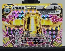 Bronzong Break 62/124 NM Full Art Holo Pokemon Card - FAST TRACKED SHIPPING - Image 1