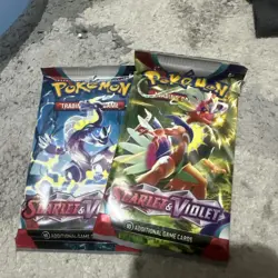 x2 Packs Pokemon Card TCG Scarlet and Violet Booster Pack x2 - Image 1