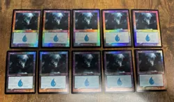100x FOIL Retro Frame Land Set 10/ea Dominaria Remastered MTG Pack Fresh - Image 5