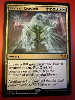 MTG Body of Research Strixhaven: School of Mages 168/275 Regular Mythic - Image 1