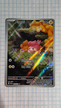 Pawmi 226/091 Paldean Fates Full Art Ultra Rare Holo Pokemon Card NM - Image 1