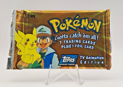 Pokemon Topps Trading Cards TV Animation Edition Sealed Pack - Image 1