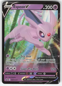 Espeon V SWSH201 Pokemon TCG Sword & Shield Promo NM - Image 1