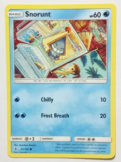 Snorunt 31/145 - Guardians Rising Pokemon Card - Tomokazu Komiya Art - Image 1