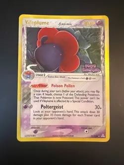 VILEPLUME Δ 17/110 REVERSE STAMP HOLON PHANTOMS POKEMON NM - Image 1