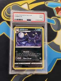 PSA 9 UMBREON #009 2025 POKEMON M24 EN - Image 1