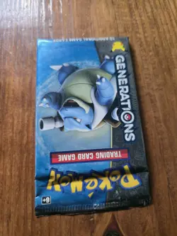 2016 POKEMON XY GENERATIONS BOOSTER PACK BLASTOISE ART FACTORY SEALED - Image 3